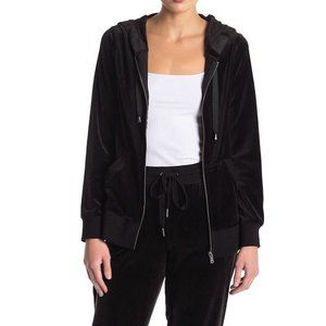 Cable Gauge Velour Full Zip Hooded 